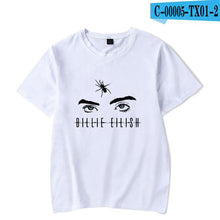 Load image into Gallery viewer, Streetwear Hip Hop Billie Eilish T Shirt Harajuku Casual O-Neck Short Sleeves Men Women T-shirt Hipster Cool Graphic Tee Shirt
