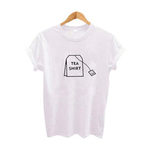 Load image into Gallery viewer, 2019 Summer Couples Lovers T-Shirt for Women Casual White Tops Tshirt Women T Shirt Love Heart Embroidery Print T-Shirt Female